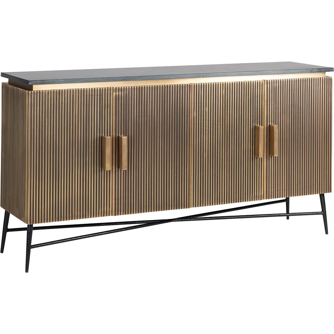 mutoni Credenza Ironville oro nero 160  