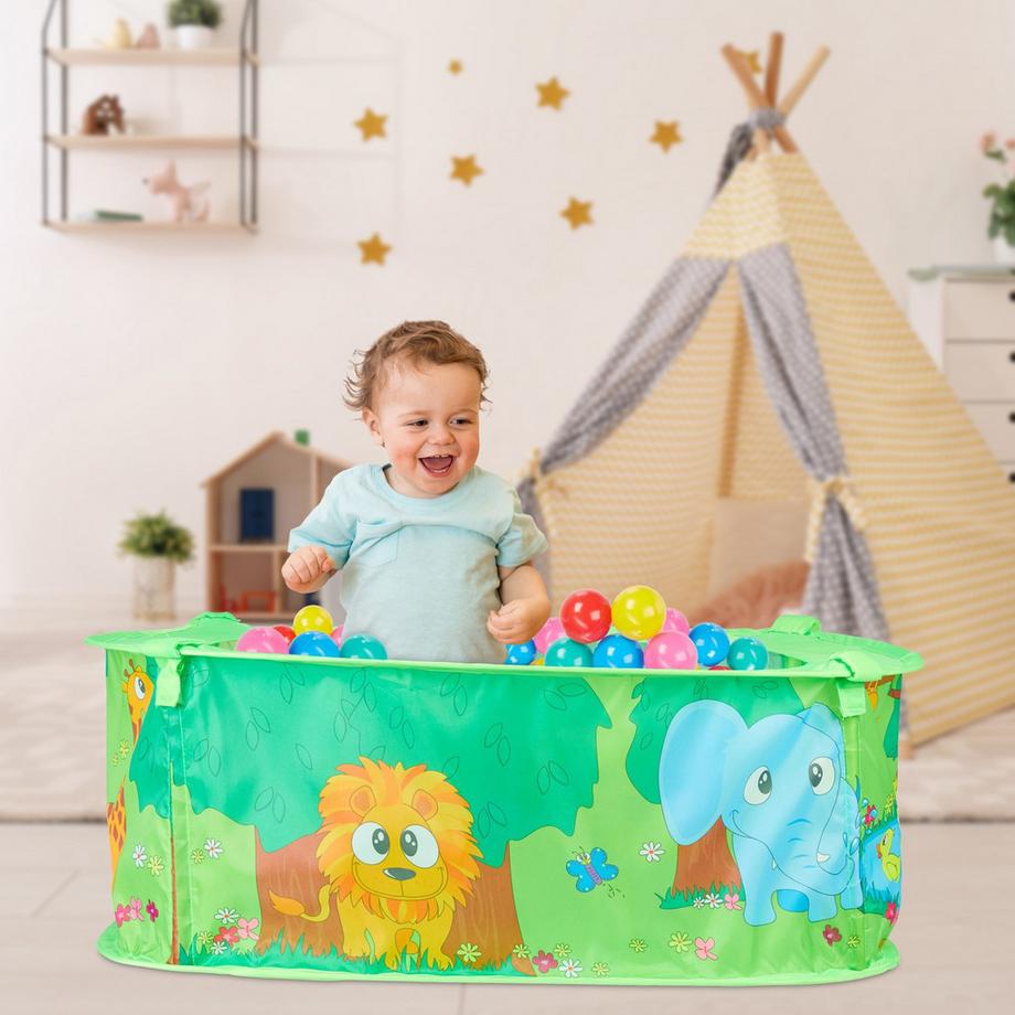 B2X  Jungle de bain avec 50 balles pour bébé 