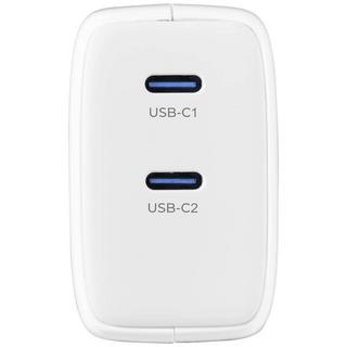 VOLTCRAFT  UC-2XCX001 USB-Ladegerät 65 W Innenbereich Ausgangsstrom (max.) 3.25 A 2 x USB-C® GaN 