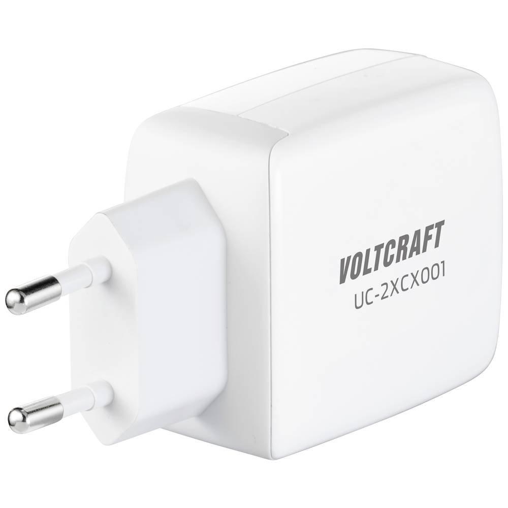 VOLTCRAFT  UC-2XCX001 USB-Ladegerät 65 W Innenbereich Ausgangsstrom (max.) 3.25 A 2 x USB-C® GaN 