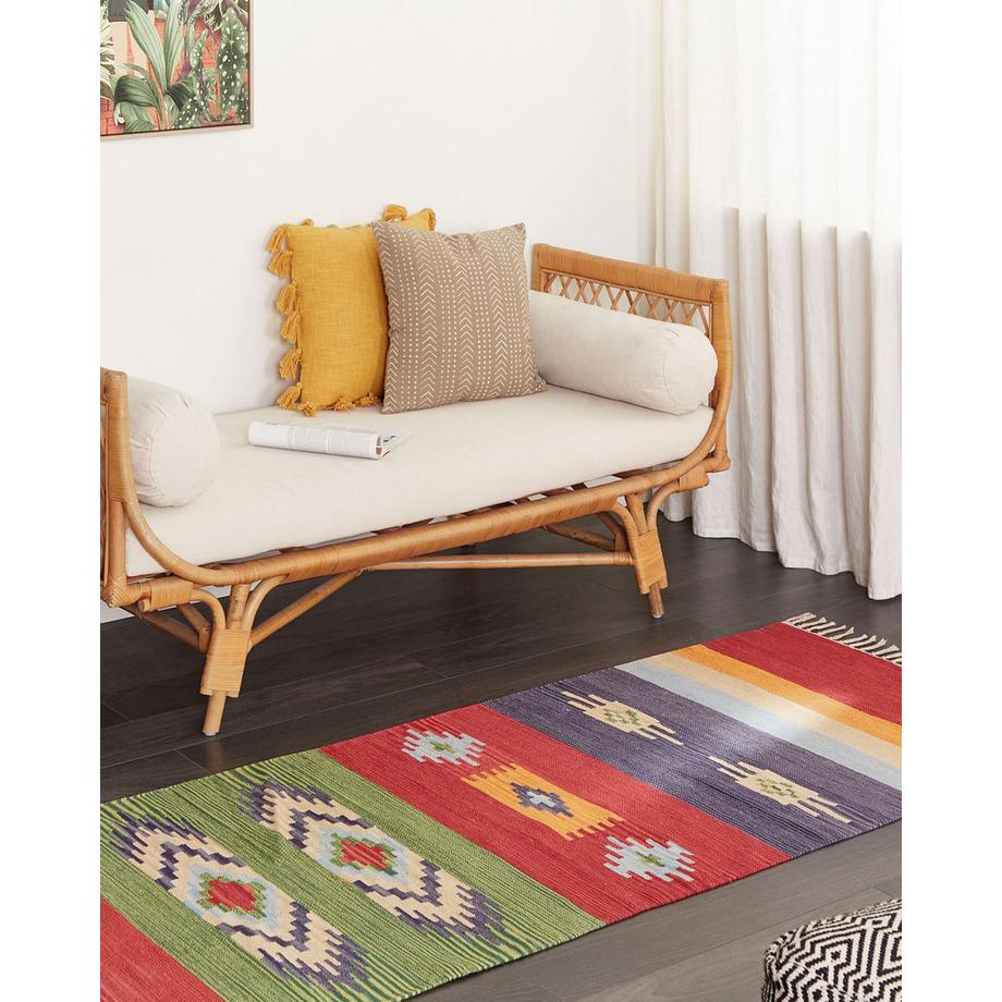 Beliani Tapis en Coton  KAMARIS  