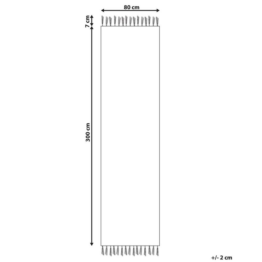 Beliani Tapis en Coton  KAMARIS  