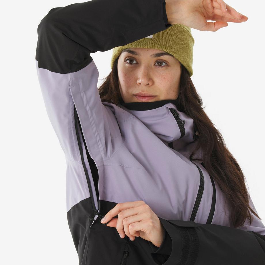 WEDZE Veste de ski et snowboard chaude respirante polyester  