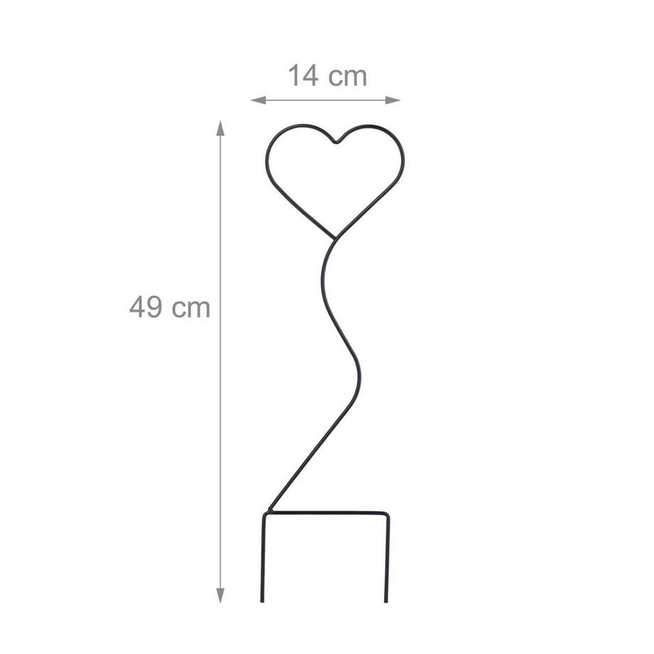 B2X Supporti per arrampicata a forma di cuore in un set da 4  