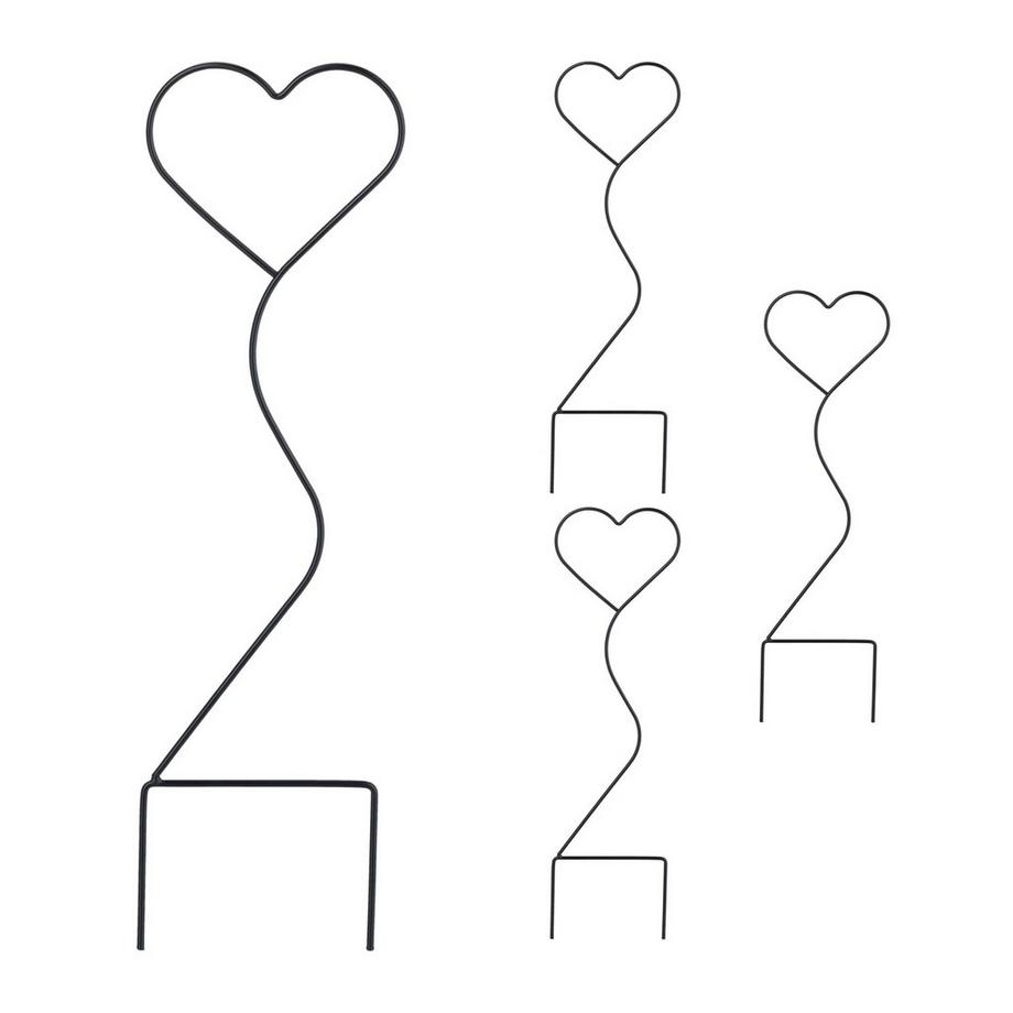 Supporti per arrampicata a forma di cuore in un set da 4