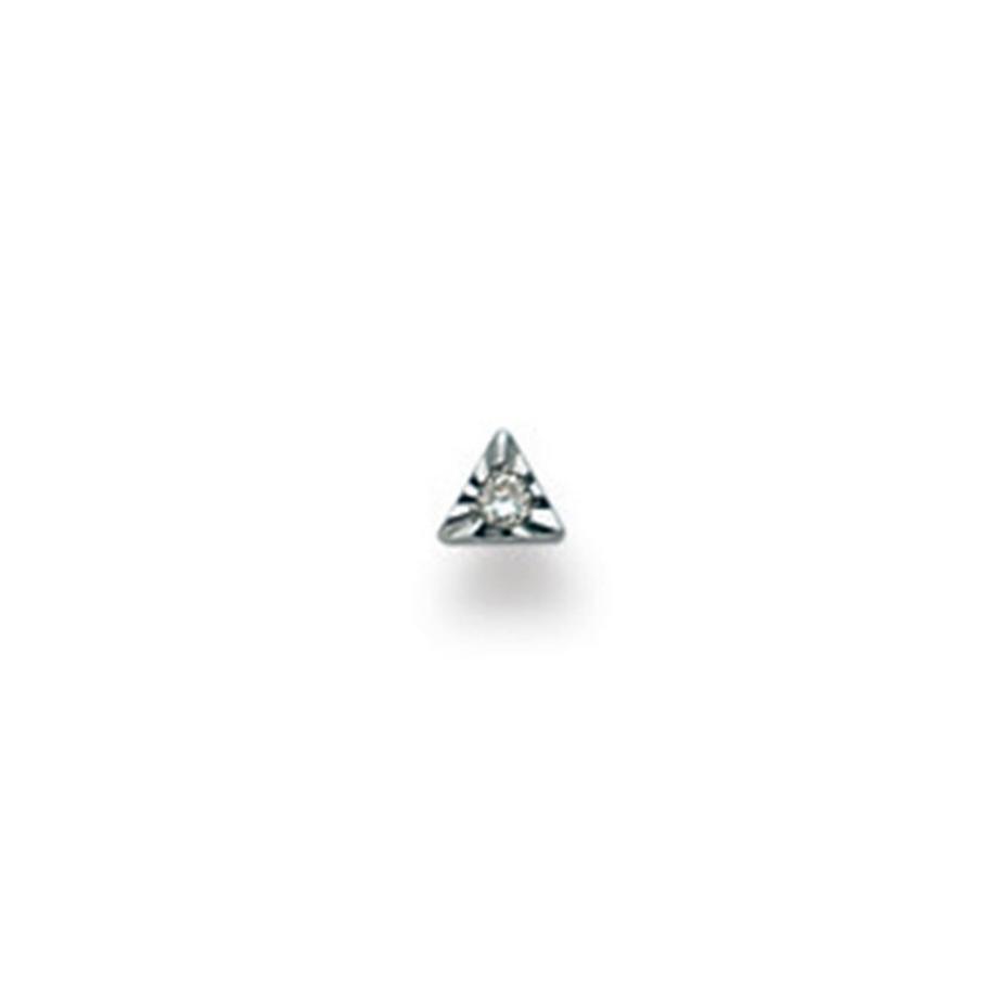 Nasenstecker Weissgold 750 Diamant 0.01.00ct.