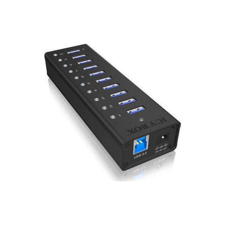 ICY Box  ICY BOX 10-Port USB 3.0 Hub IB-AC6110 