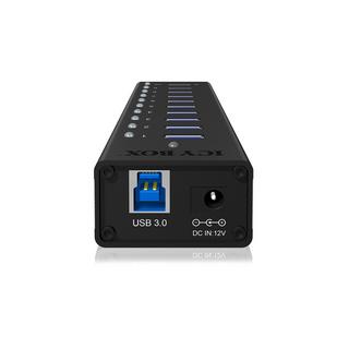 ICY Box  IB-AC6110 USB 3.2 Gen 1 (3.1 Gen 1) Type-B 5000 Mbit/s Nero 