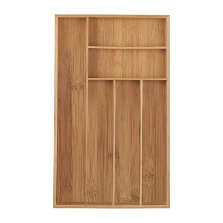 B2X Scatola portaposate in bambù 6 scomparti  