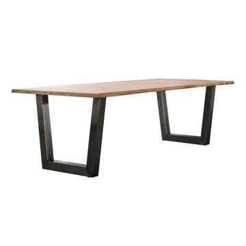 Table en bois massif Thor 240x100 assiette 3.8cm