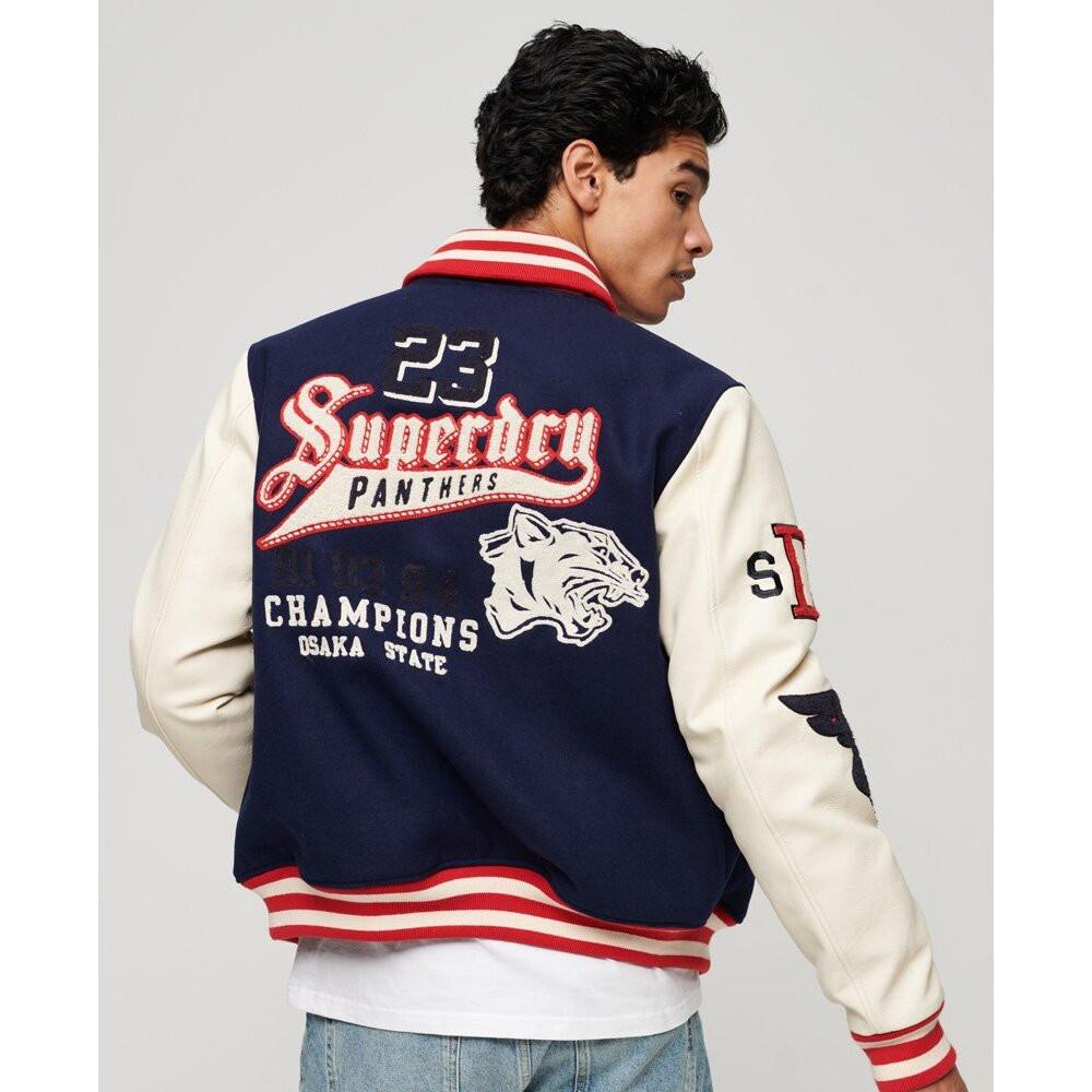 Superdry  Blouson à écusson  College Varsity 