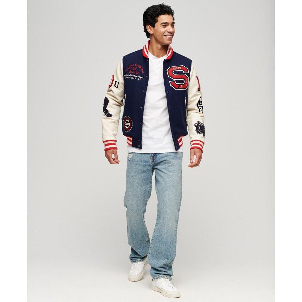 Superdry  Blouson à écusson  College Varsity 