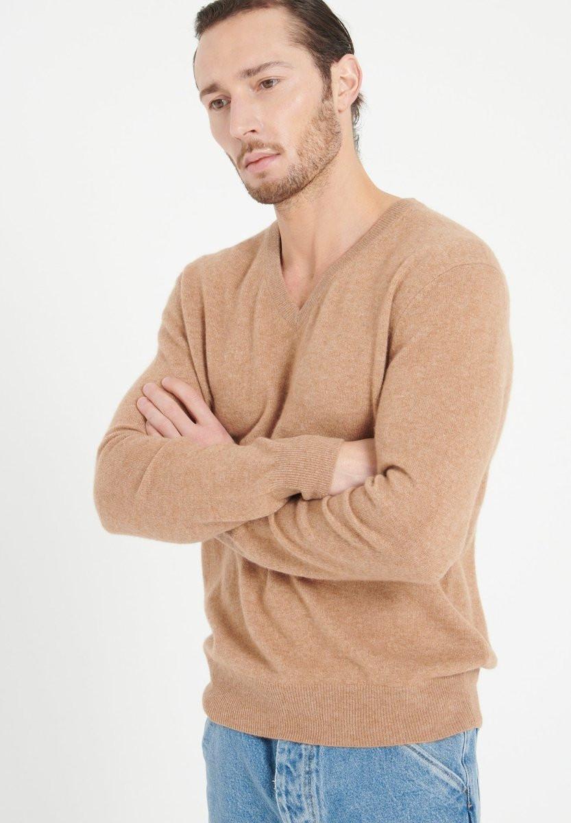 Studio Cashmere8  LUKE 1 Maglione con scollo a V - 100% cashmere 