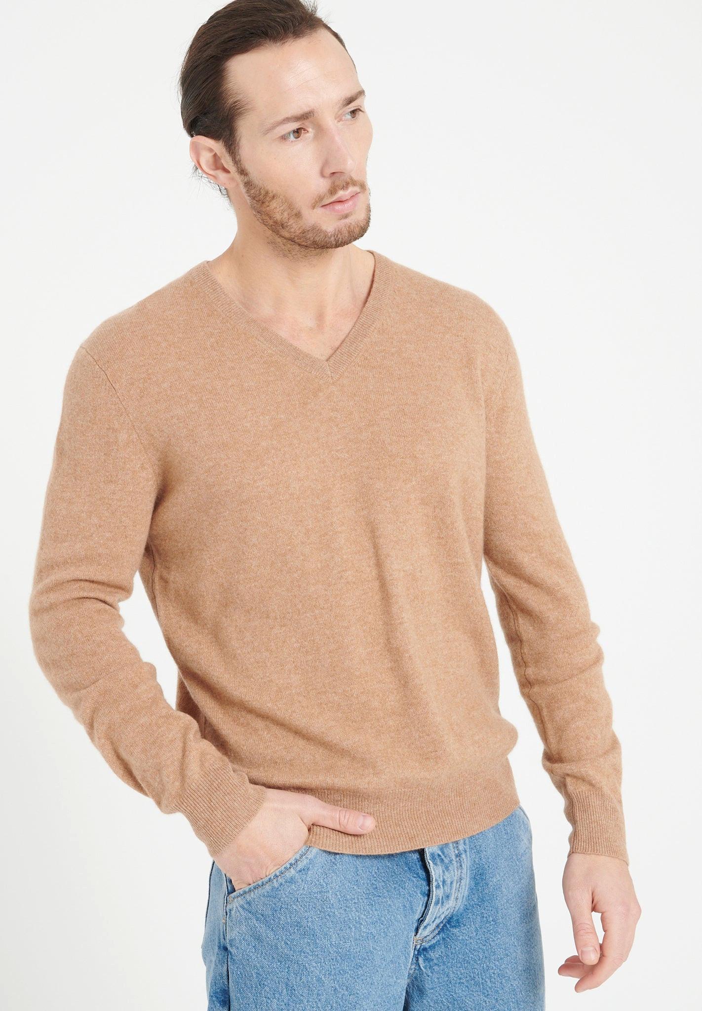 Studio Cashmere8  LUKE 1 Maglione con scollo a V - 100% cashmere 