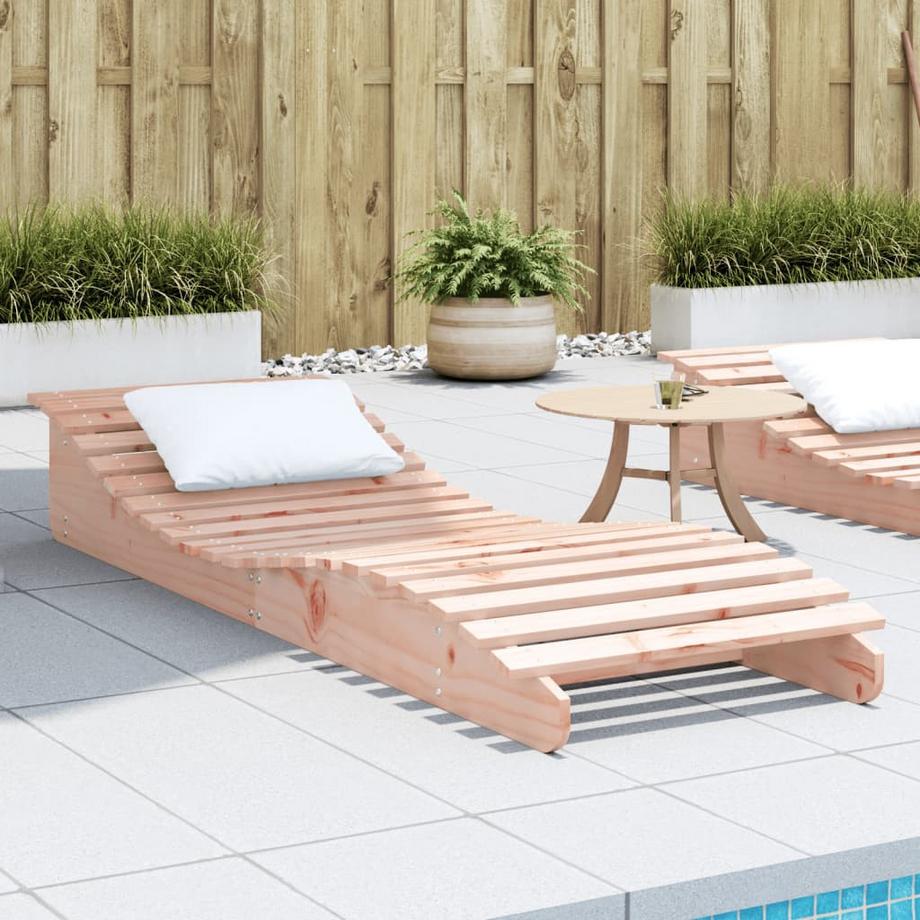 VidaXL Chaise longue bois de douglas  
