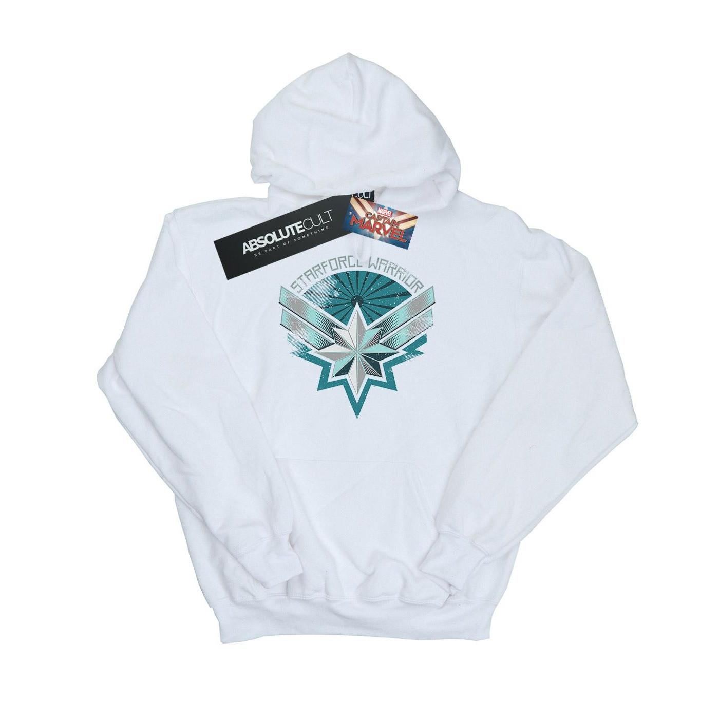 Image of Captain Starforce Warrior Kapuzenpullover Jungen Weiss 152-158