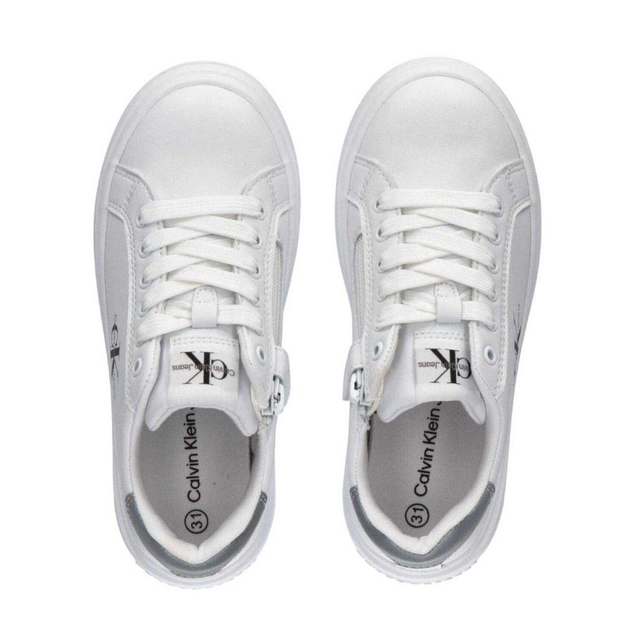 Calvin Klein Scarpe Sportive con Lacci e Cerniera Laterale  