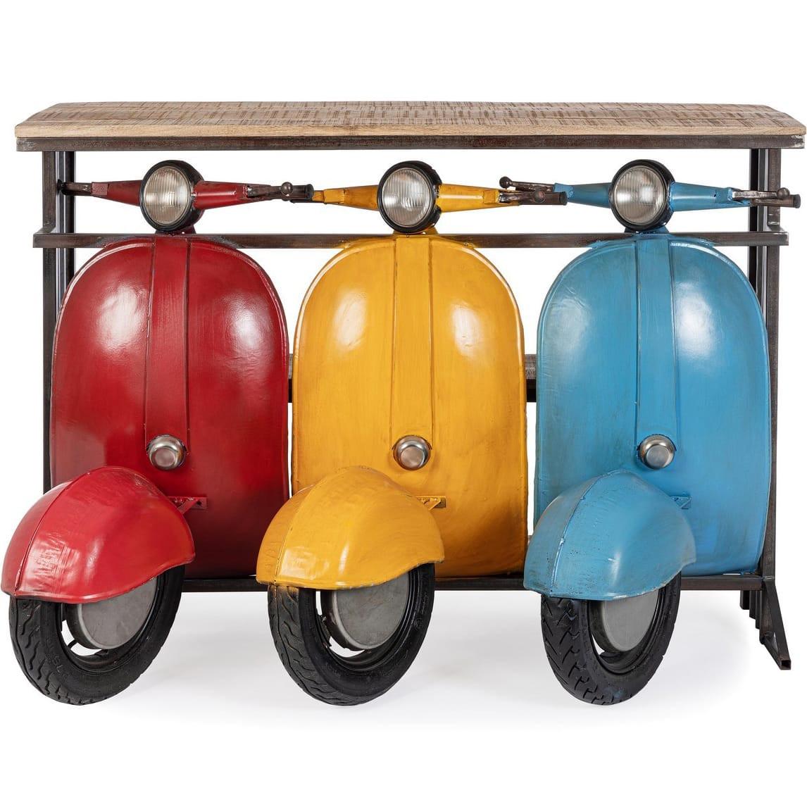 mutoni Console Bar Tris couleur Vespa  