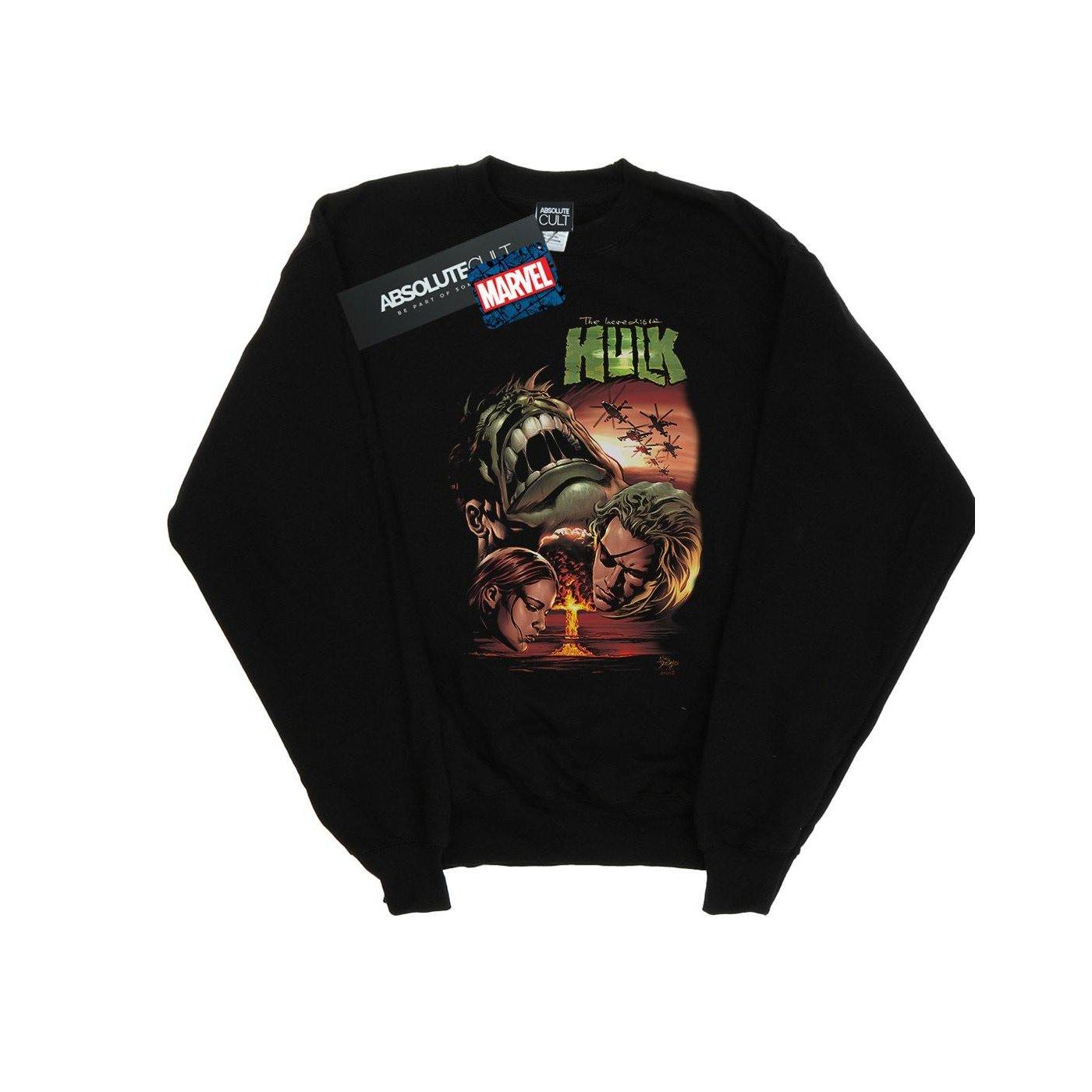 Image of Incredible Hulk Dead Like Me Sweatshirt Unisex Schwarz 128