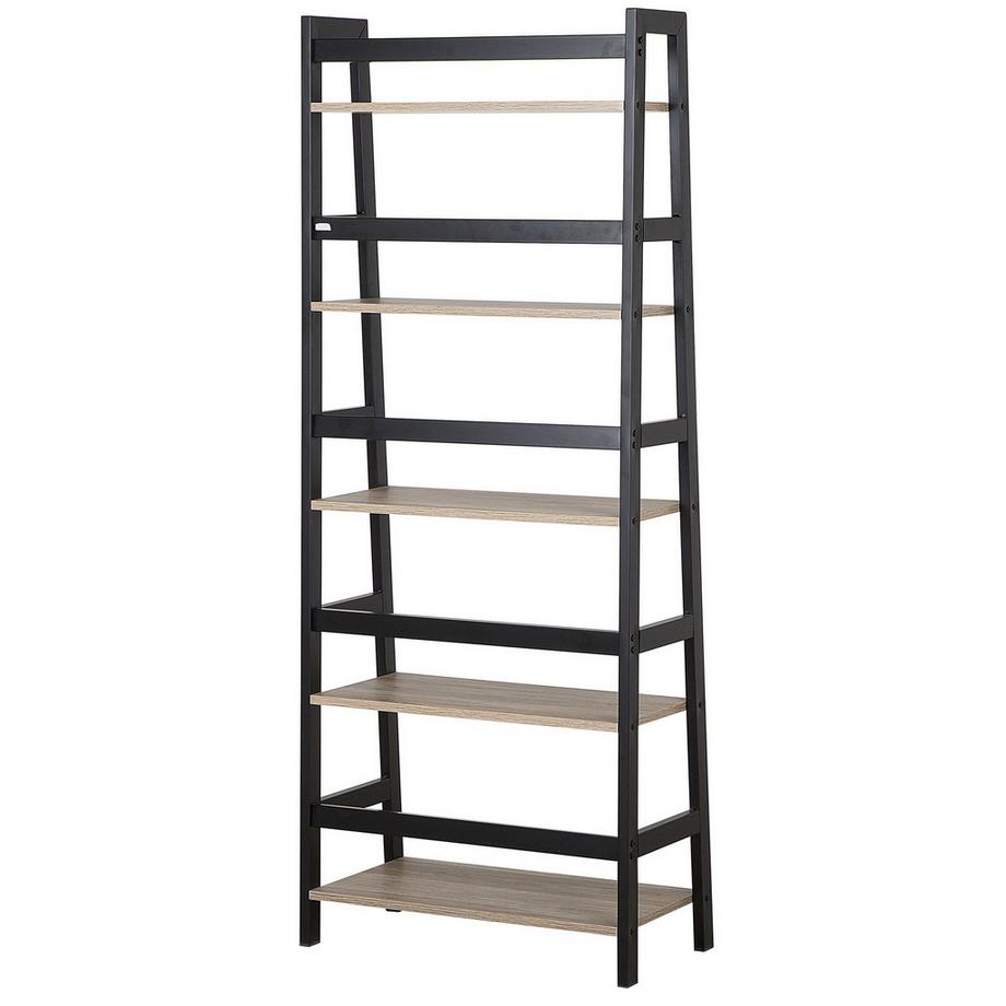 Beliani Regal mit 5 Ebenen aus MDF-Platte Retro CROYDON  