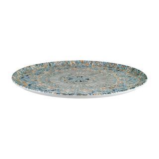 Bonna Assiette à Pizza - Luca Mosaic -  Porcelaine - lot de 2  