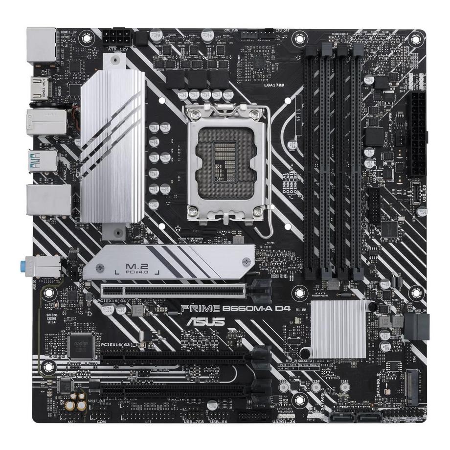 ASUS  PRIME B660M-A D4-CSM Intel B660 LGA 1700 micro ATX 