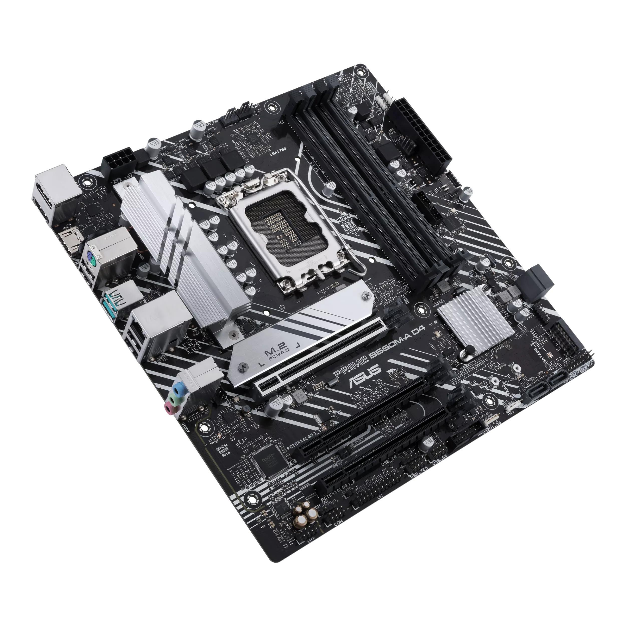 ASUS  PRIME B660M-A D4-CSM Intel B660 LGA 1700 micro ATX 