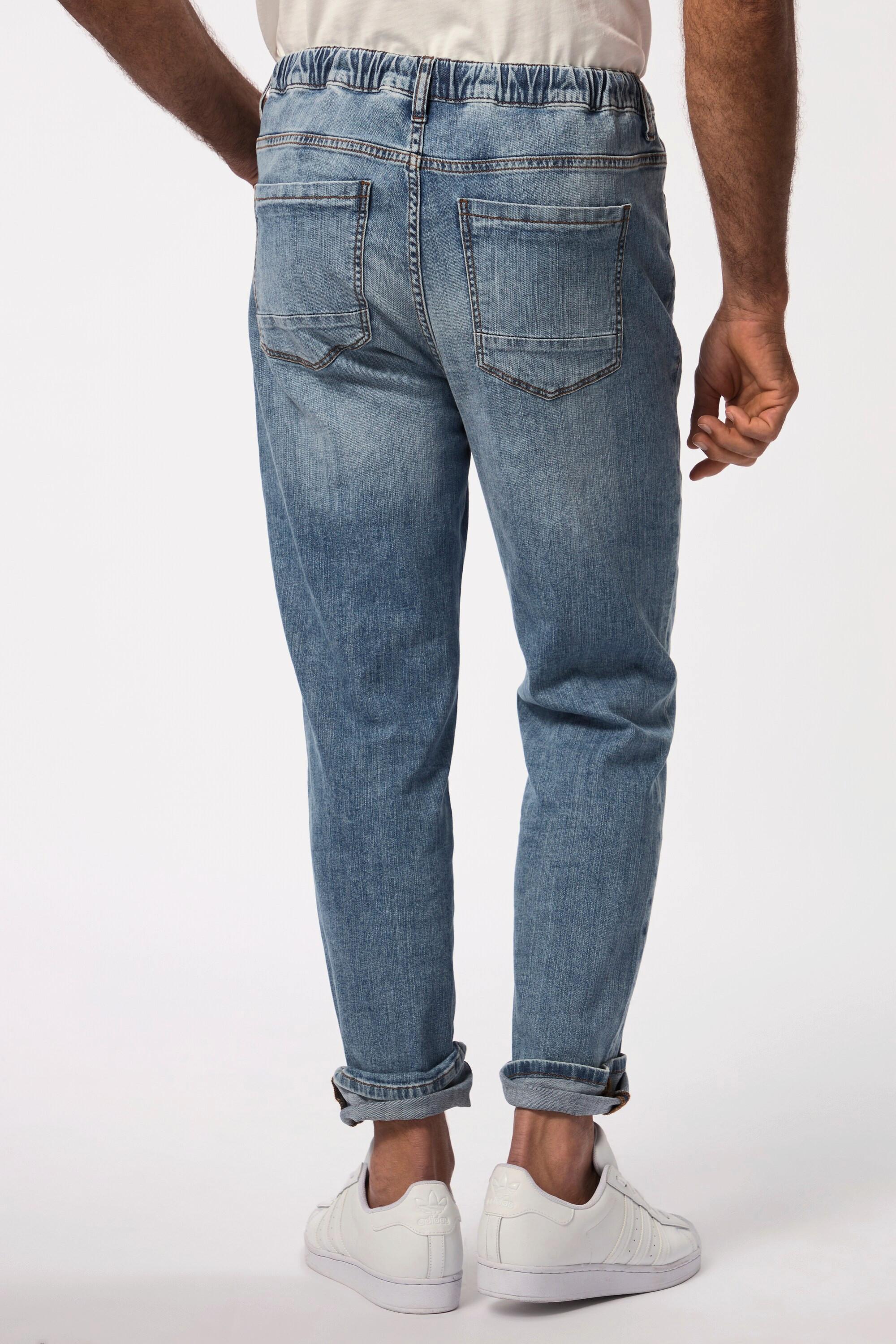 JP1880  Jeans leggeri dal taglio dritto e moderno con cintura intera, fino alla tg. 8XL 