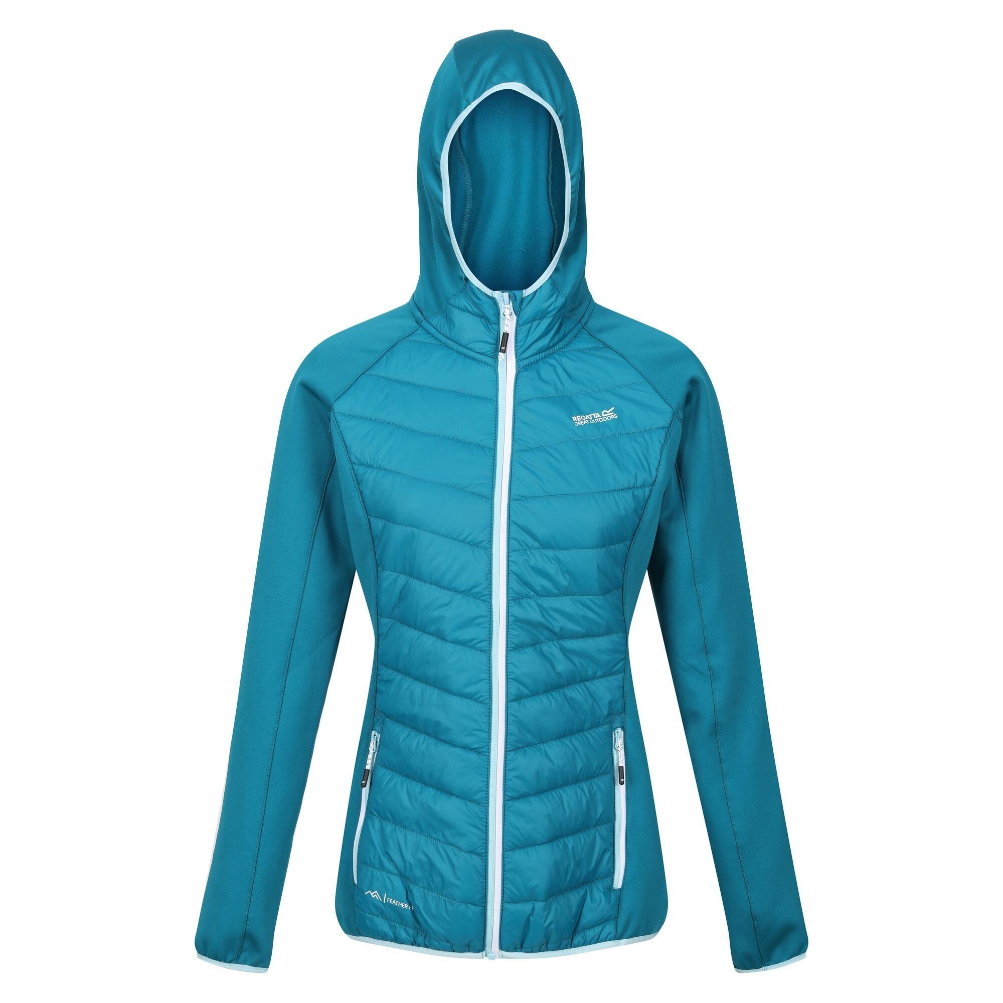 Image of Andreson Viii Hybridjacke Damen Cyan-Blau 36
