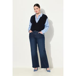 Ulla Popken  Jean Mary jambe large, coupe 5 poches, matière stretch extensible 