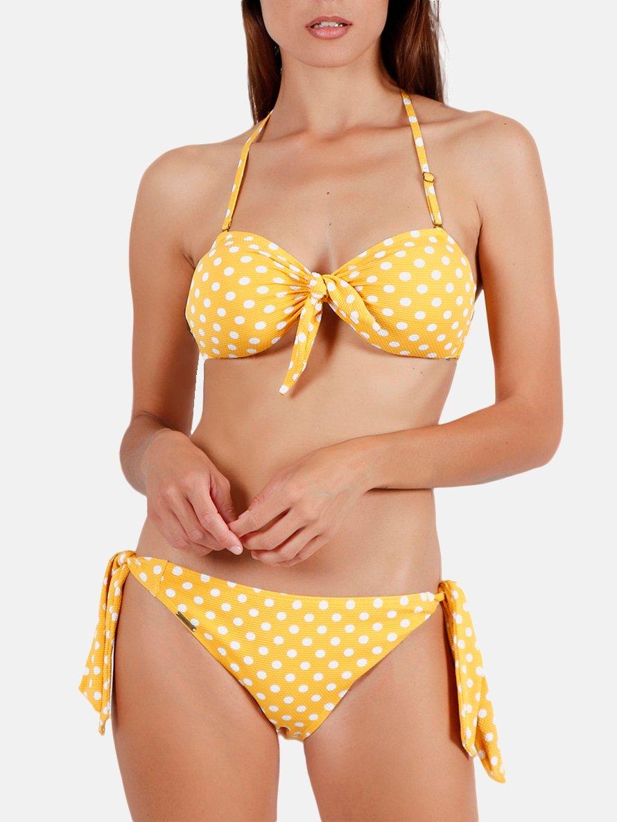 Image of Admas 2-teiliges Bandeau-Bikini-Set push-up Life Dots - 44