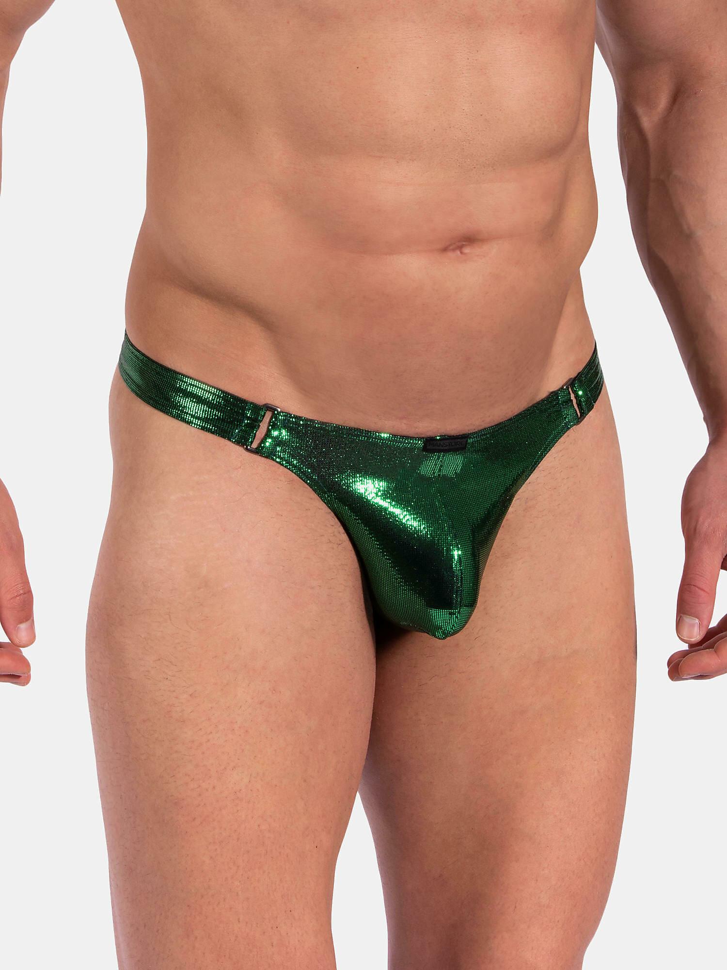 Image of String Tower Badeanzug Unisex Grün M