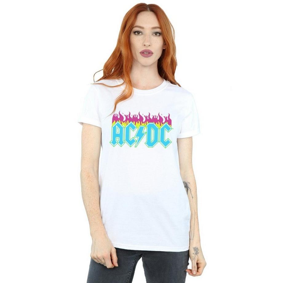 AC/DC ACDC Bedrucktes Kurzarm T-Shirt  