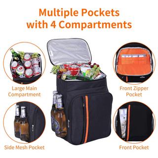 Only-bags.store Große Kühltasche Picknickrucksack Wasserdicht Ultraleicht  