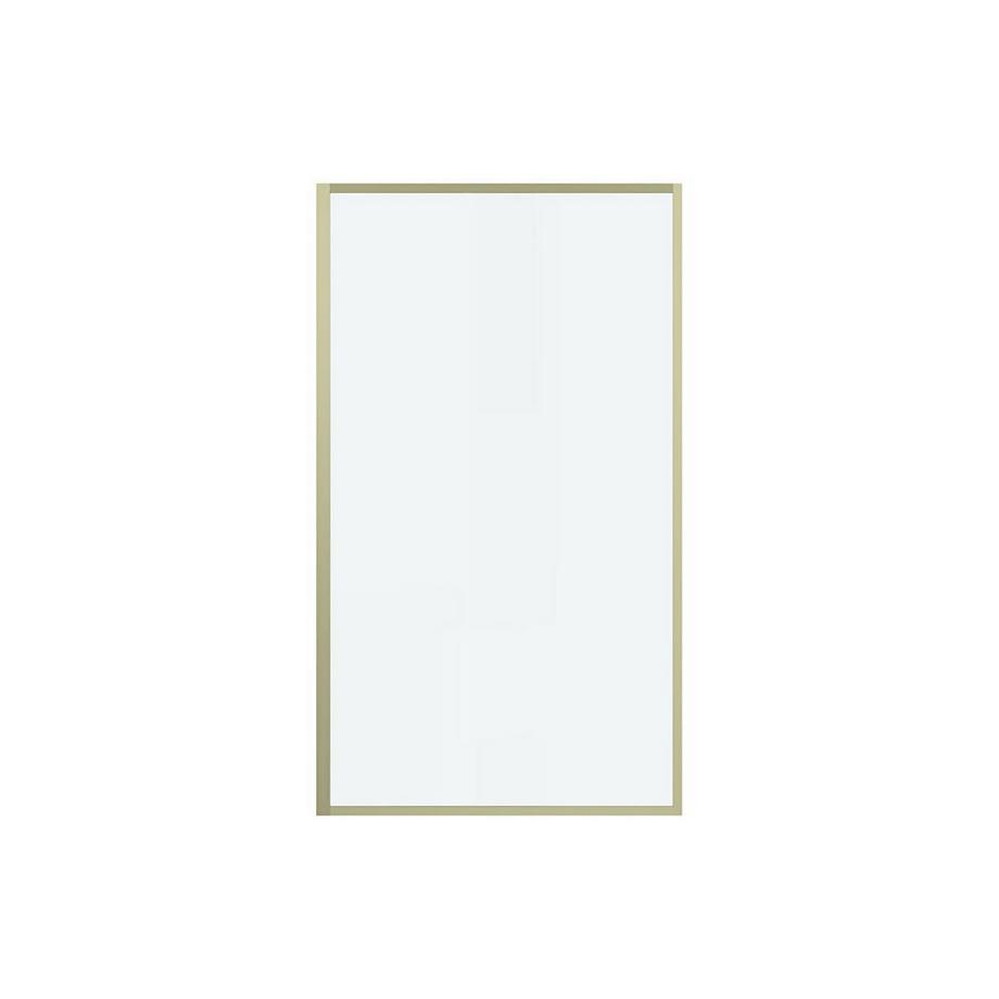 SHOWER DESIGN Parete per vasca Dorato stile industriale 80 x 140 cm Vetro temperato  - BRADENTON  