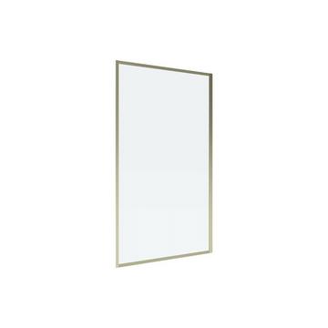 Parete per vasca Dorato stile industriale 80 x 140 cm Vetro temperato  - BRADENTON