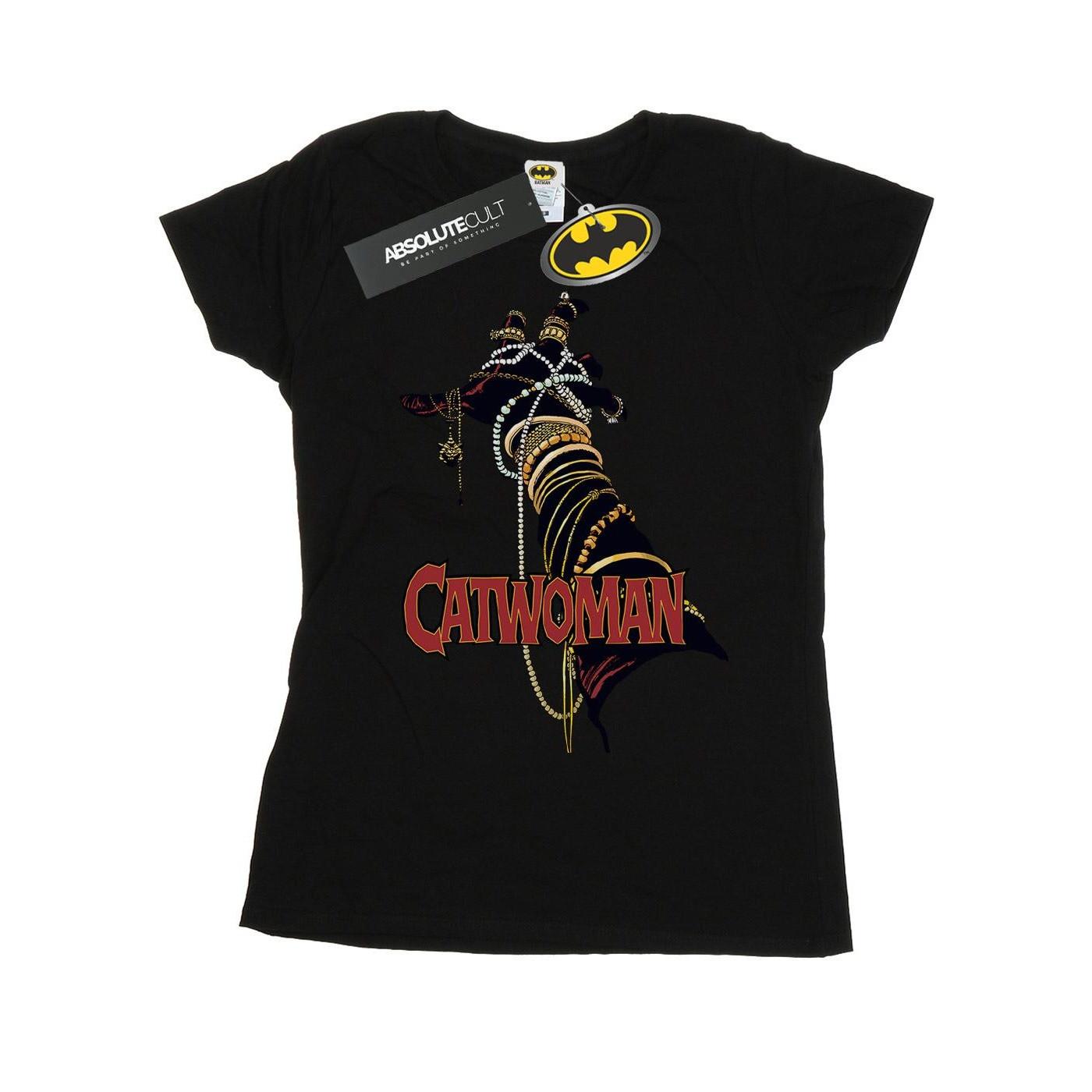 Image of Batman Catwoman Friday Tshirt Damen Schwarz XXL
