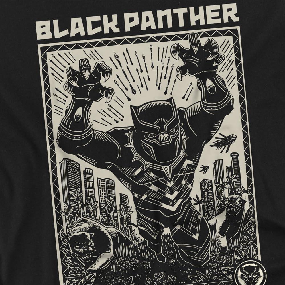 Black Panther Black Panther Grafik Print T-Shirt  