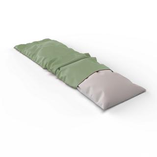 Lotus Bettwaren Housse de coussin de soutien en satin uni  
