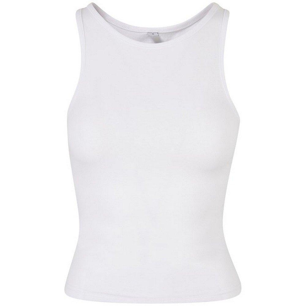 Image of Ärmelloses Oberteil Racerback Unisex Weiss 36