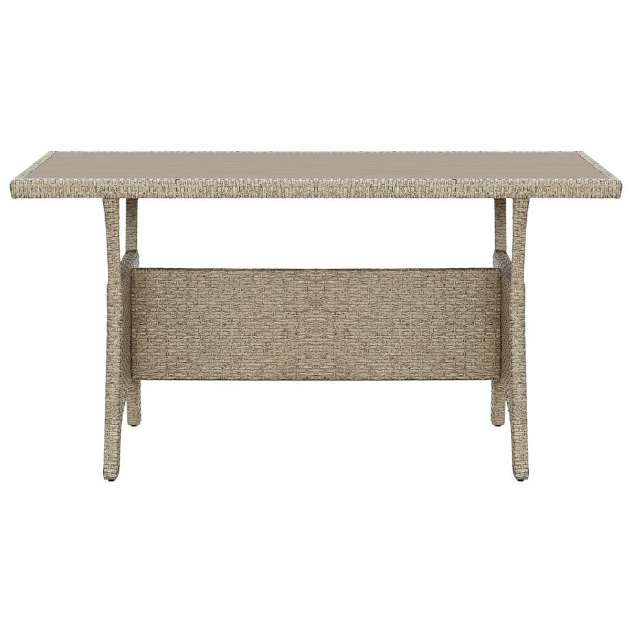 VidaXL Gartentisch poly-rattan  