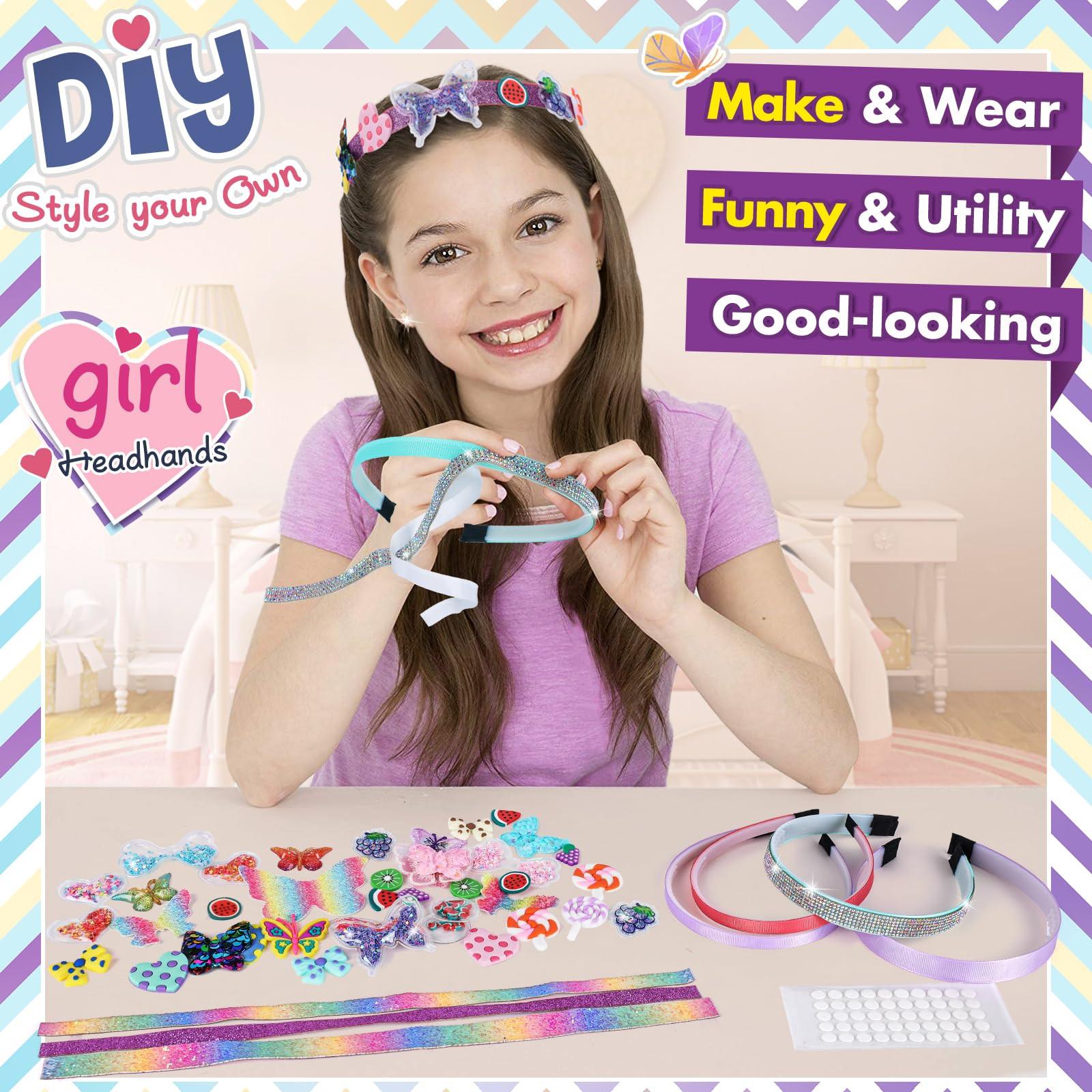 Activity-board  Craft Mode Haarschmuck machen Kit | So können Sie Ihre eigenen einzigartigen DIY Haarschmuck mit Blumen machen 