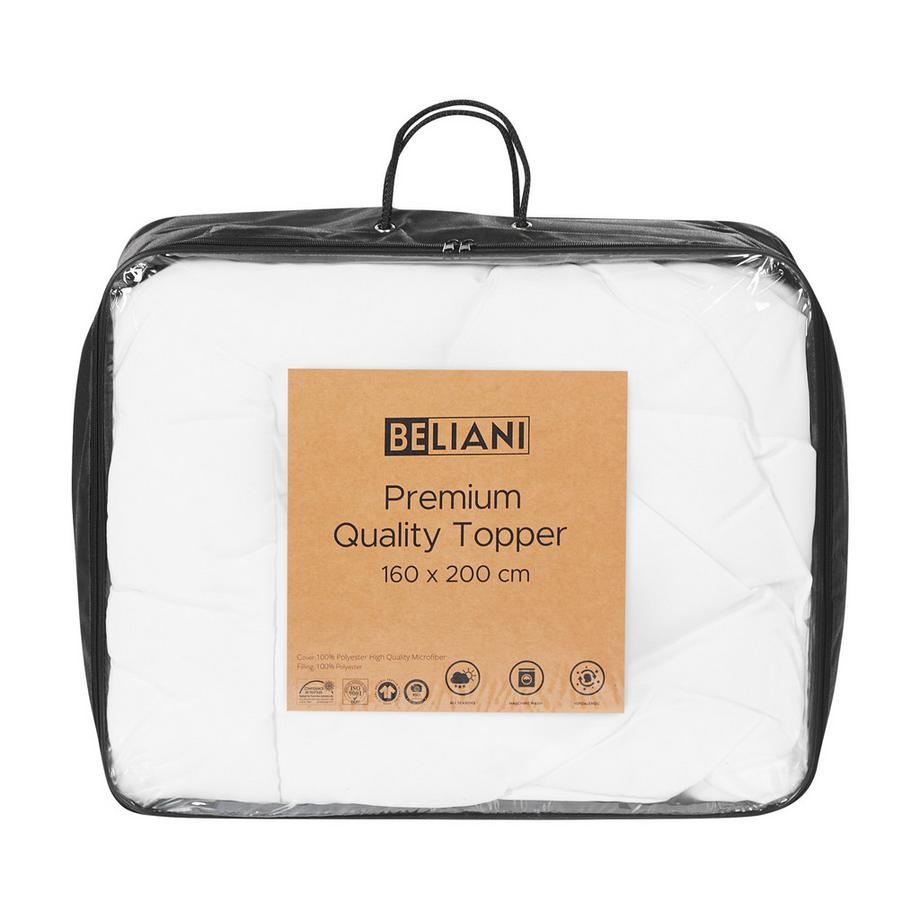 Beliani Protège-matelas en polyester en Microfibre  AIZKORRI  