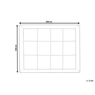 Beliani Protège-matelas en Microfibre AIZKORRI  