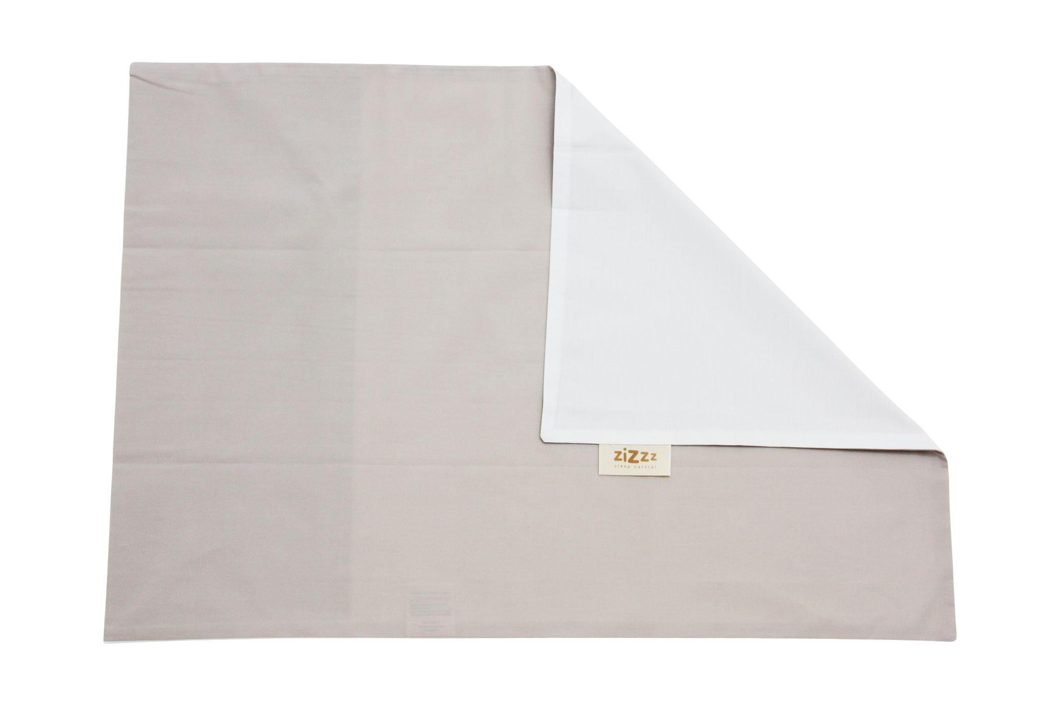 Zizzz Taie d'oreiller percale coton bio - 50 x 70 cm  