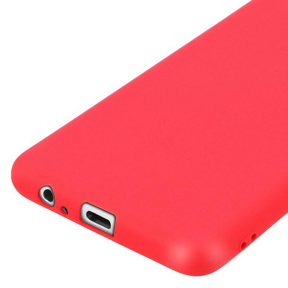 Avizar  Coque Soft Touch Rouge Galaxy A8 2018 