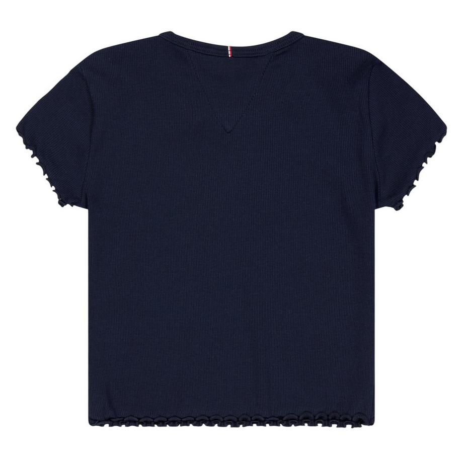TOMMY HILFIGER  Essential T-Shirt, Gerippt, Kurzärmlig 