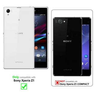 Cadorabo  Hülle für Sony Xperia Z1 Magnetverschluss, Kartenfach 