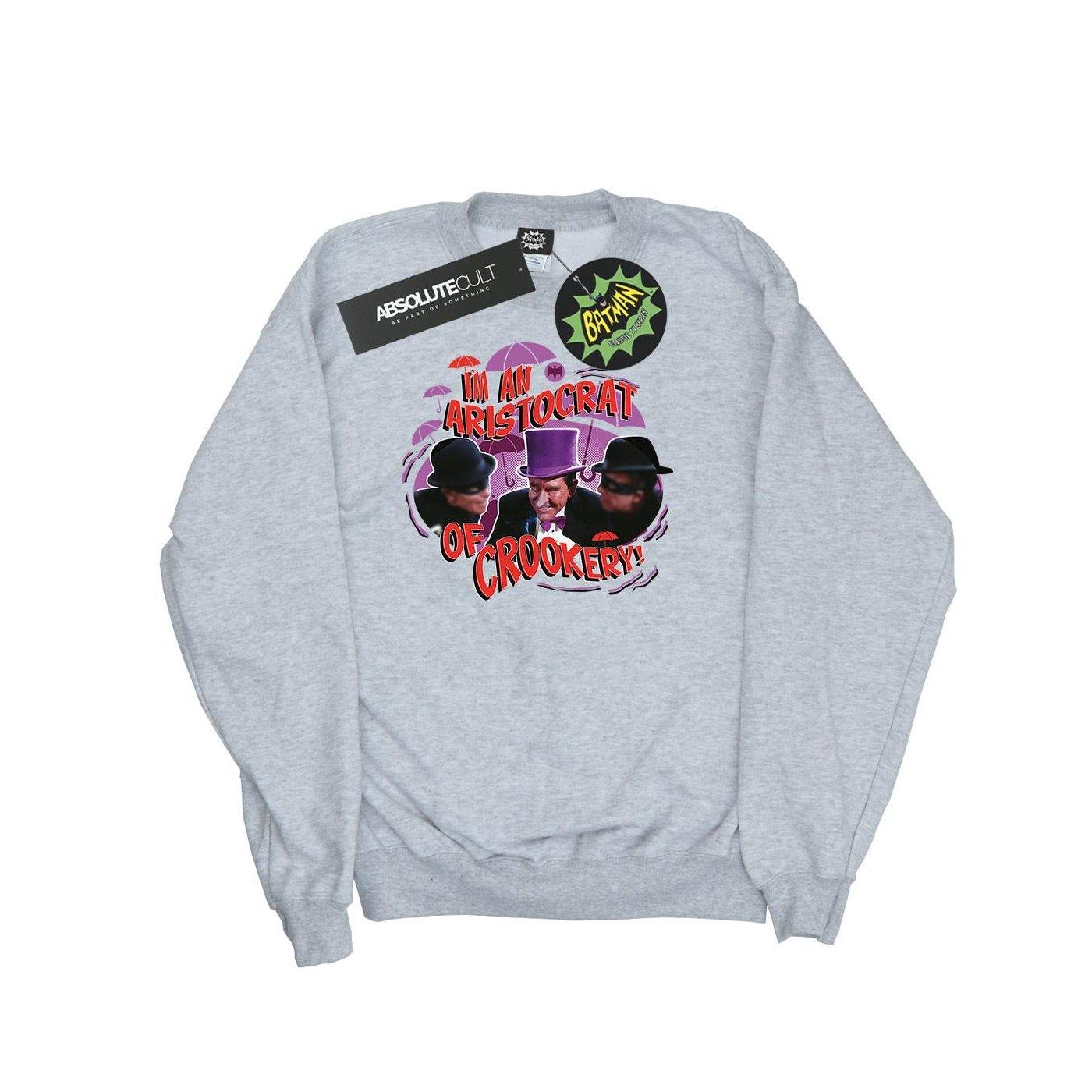 Image of Batman Tv Series The Penguin Aristocrat Sweatshirt Mädchen Grau 140/146