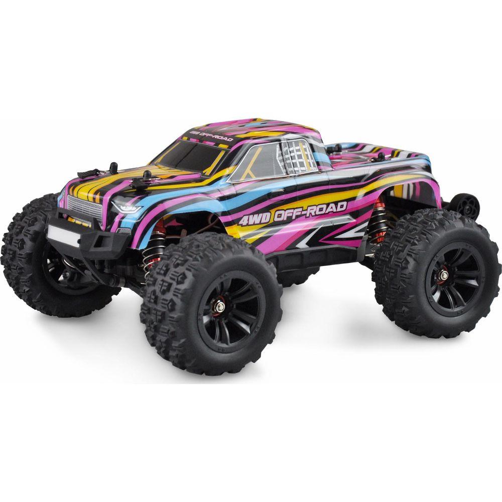 Image of Monster Truck Hyper Go Brushless 4wd, Blau/rot, 1:16, Rtr Unisex